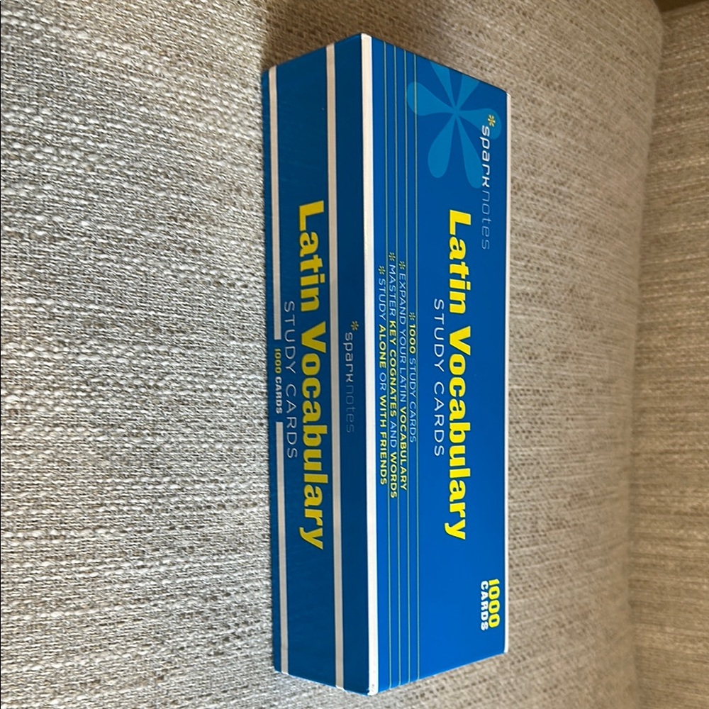 SparkNotes Latin Vocabulary Study Cards – Like New (2005 Edition)
